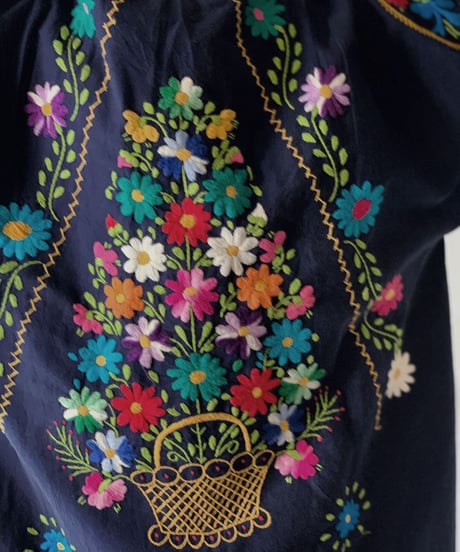 【RE;CIRCLE】RE Embroidery Ethnic Mexican Parker ②/210617-020