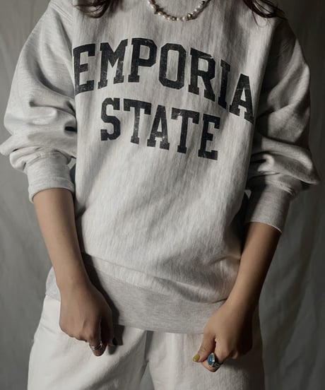 【USED】   Champion Reverse Weave Sweat EMPORIA STATE/210516-021