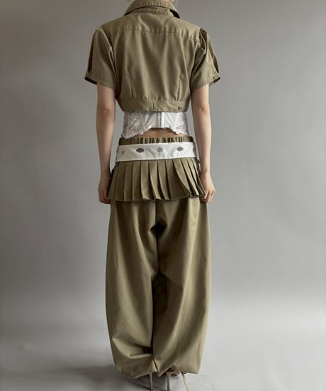 【Chinatsu Aoyama】 RE Makers Shirt Khaki / 260702-003