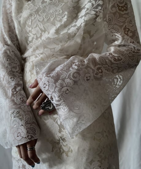 【RE;CIRCLE】 RE Lace Flare One-piece/210611-031