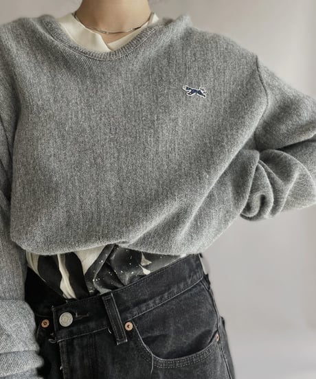 【USED】 JCPenny Knit Pullover Gray / 230204-017