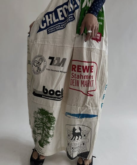 【RE;CIRCLE】 RE Eco-Friendly Bag Shirring One-piece / 220825-019