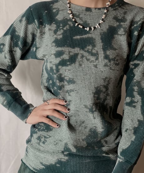 【RE;CIRCLE】Tie Dye Dyeing Thermal Shirt ②/210226-013