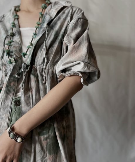 【RE;CIRCLE】  RE Tie-dyed Medical S/S Gown③/20210819-037