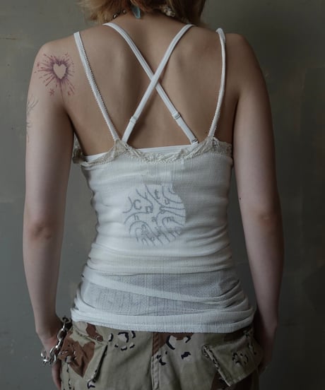 【RE;CIRCLE】 Re Embroidered Camisole Top  /  250724-013