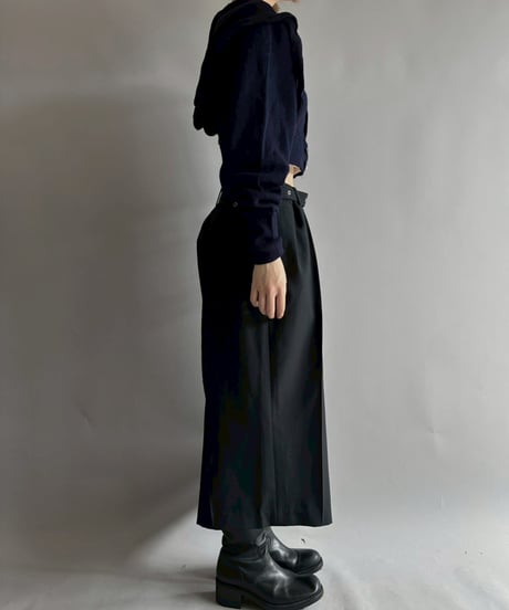 【RE;CIRCLE】 RE Hooded Acrylic Short Cardigan / 251016-005