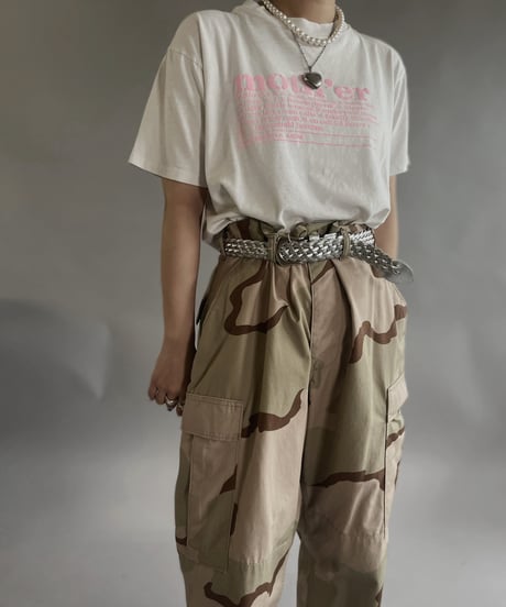 【USED 】 90's ONEITA Moth'er T-Shirt /240505-005