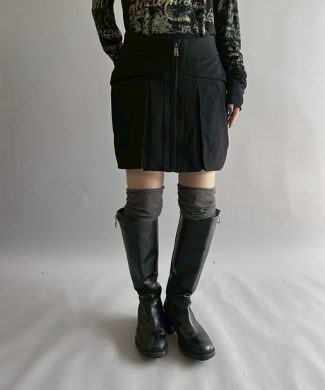 【USED】 SILVIAN HEACH Design Mini Skirt /251014-009