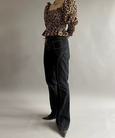 【USED】Leopard Patterned Top /240907-016