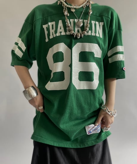 【USED】 Made in USA 80's Champion  S/S Game Shirt /240525-024