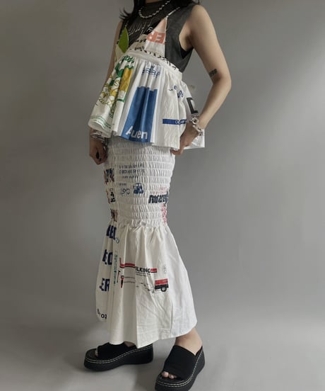 【RE;CIRCLE】RE Eco-Friendly Bag Camisole Bustier / 230622-007