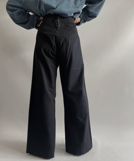 【USED】 ACME ZIPPER Military Sailor Pants / 231104-024