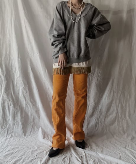 【RE;CIRCLE】 Remake Corduroy Side Line Pants③/210317-005