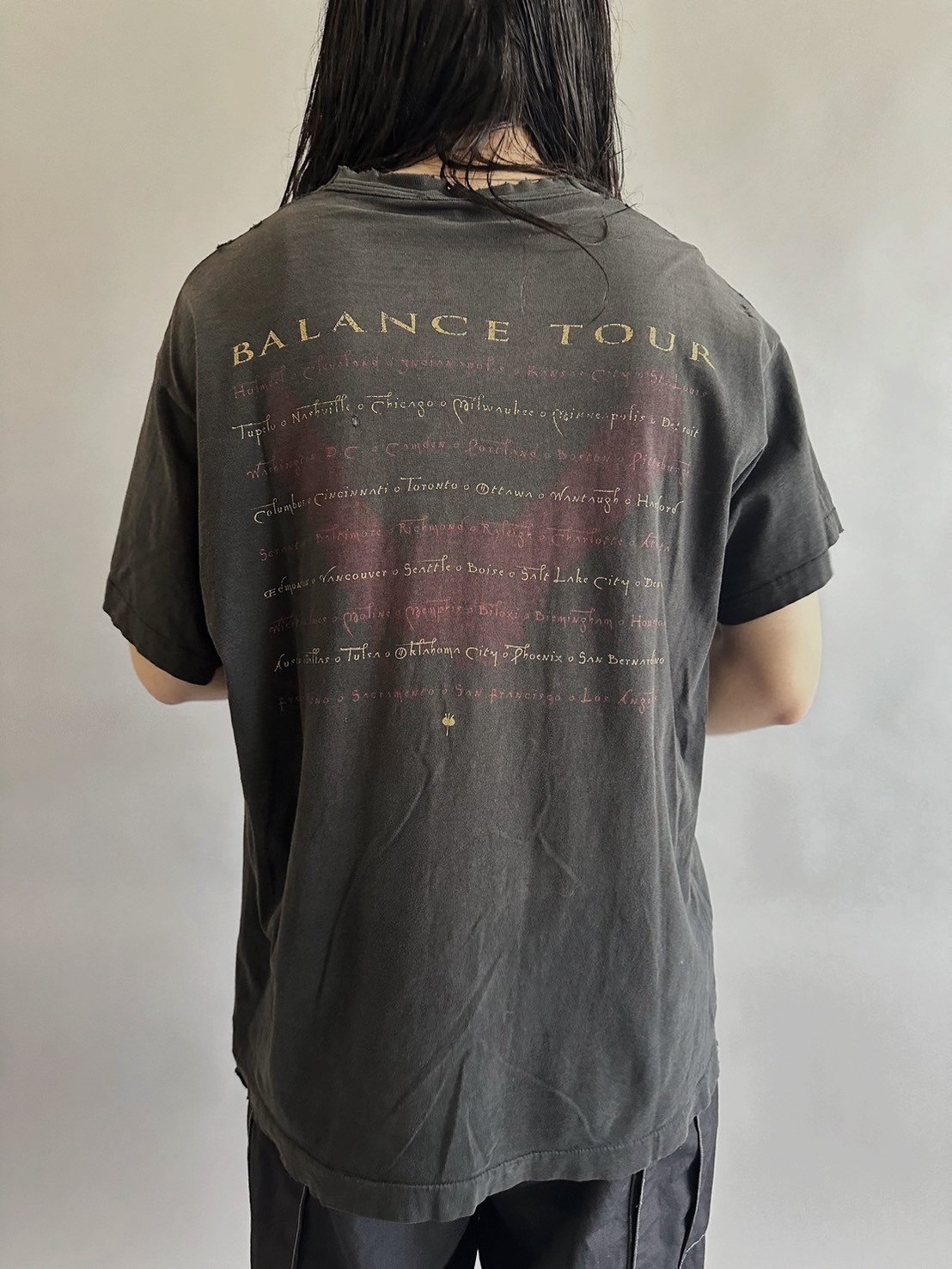 USED 】90's Van Halen Balance Tour T-Shirt /240