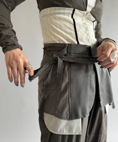 【RE;CIRCLE】 Re Suit Skirt / 250918-002
