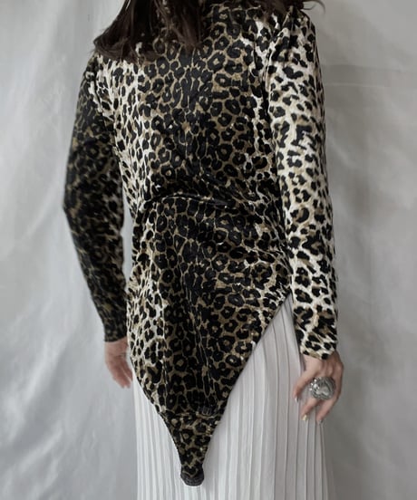 【USED】  Leopard Patterned Leotard/210921-027