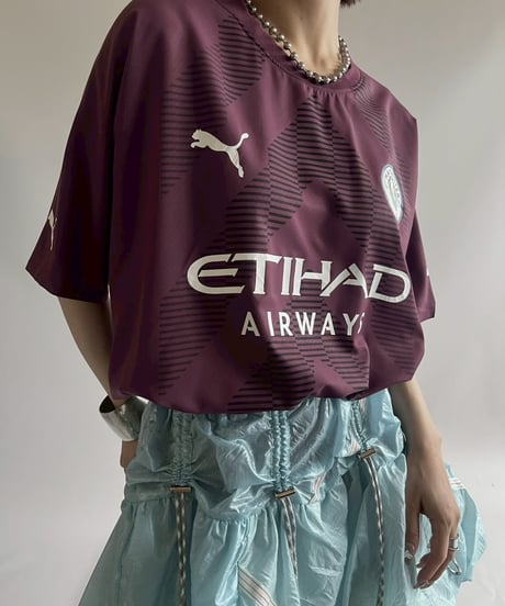【USED】 Puma Manchester City Soccer Shirt / 250712-016