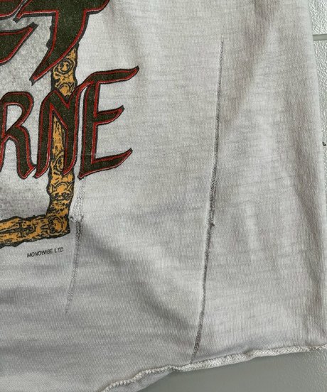 【USED】 80's OZZY OSBOURNE Cutoff Tour T-Shirt /250621-023