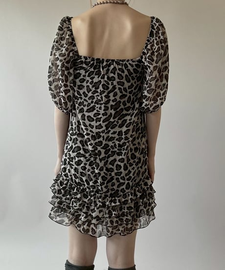 【USED】 Leopard Pattern S/S One-Piece  / 250628-003