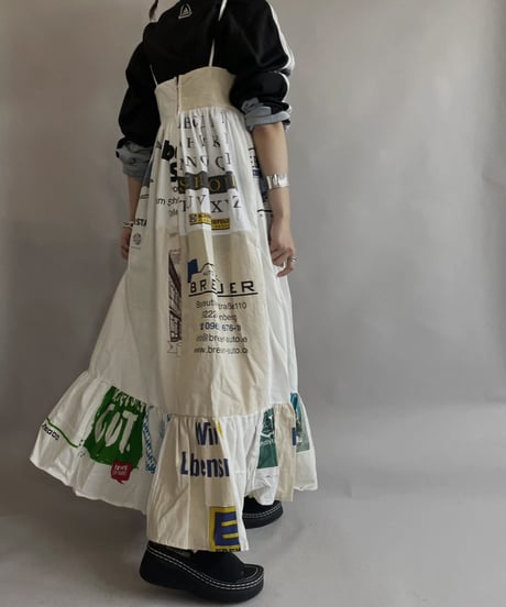 【RE;CIRCLE】RE Eco-Friendly Bag Camisole Long One-piece / 230525-006