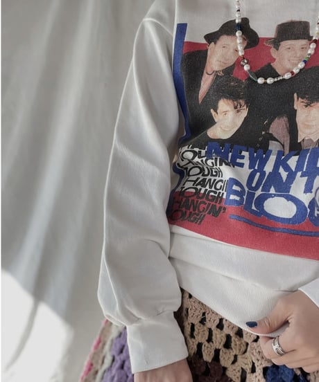 【USED】     L/S Sweat NEW KIDS ON THE BLOCK/211216-047
