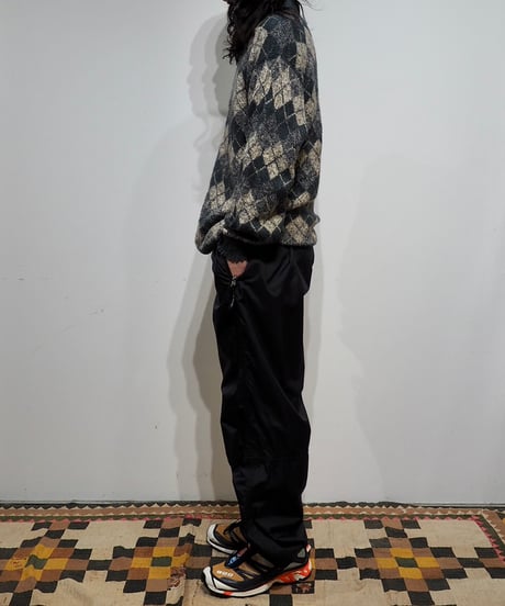 【USED】 Argyle Patterned Knit Top /240205-005