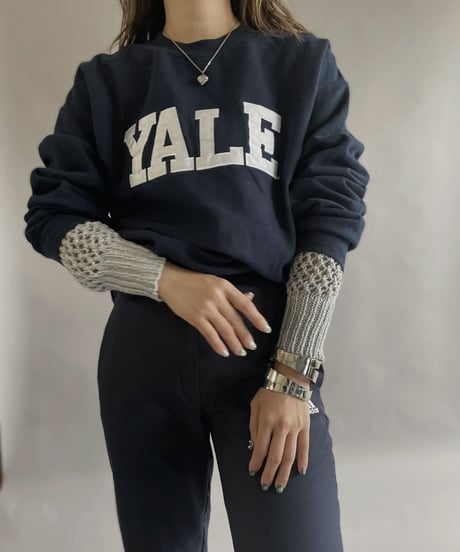 【USED】 Yale Long Sleeved Sweat Shirt / 230318-028