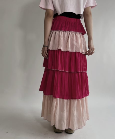 【RE;CIRCLE】 RE Indian Cotton Skirt / 220503-017