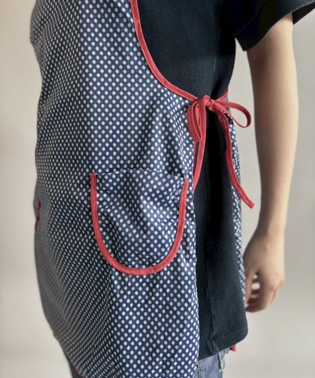 【USED】 Dot Pattern Euro Apron / 260425-027