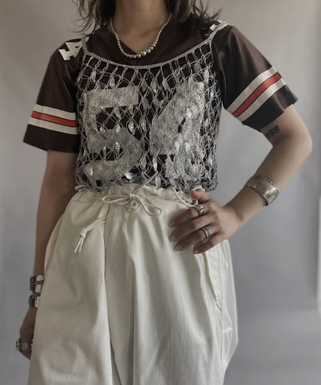 【USED】 Sleeveless Mesh Top / 230527-002