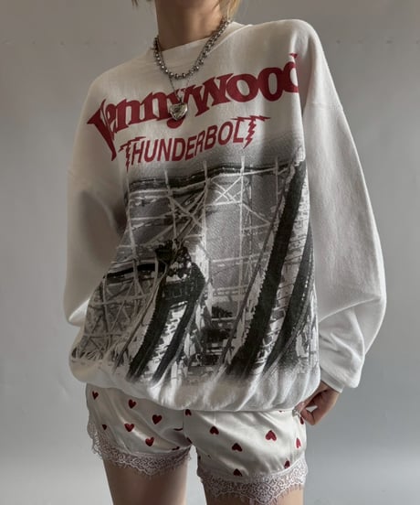 【USED】 MADE in USA FRUIT OF THE ROOM Kenny wood HUNDERBOL Sweat / 250927-011