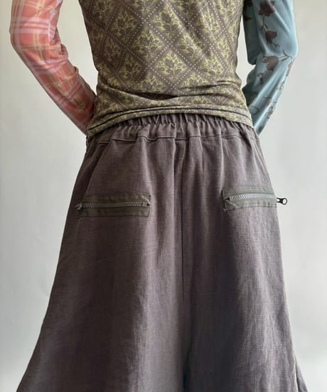 【USED】 Wide Sarouel Pants / 251018-014