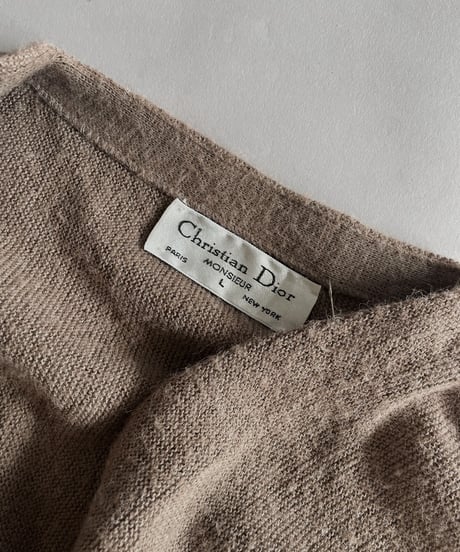 【USED】  Christian Dior Acrylic Knit Cardigan / 221008-017