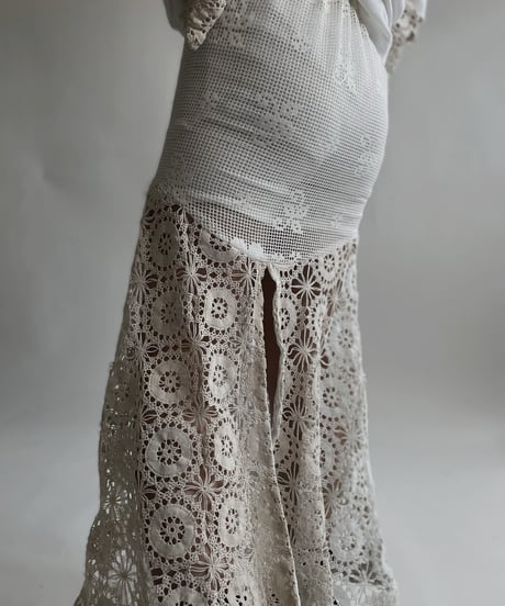 【RE;CIRCLE】 RE Crochet Lace Mermaid Skirt / 220427-015