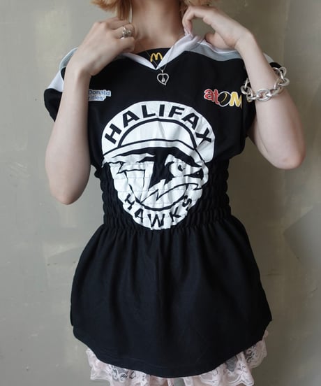 【RE;CIRCLE】 Re Shirring Football Shirt  /  250724-030
