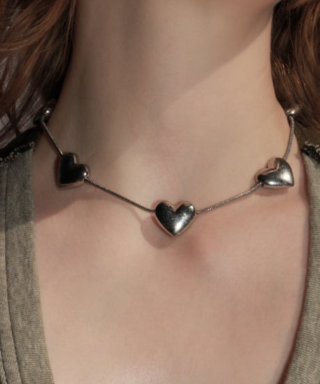 【Marland Backus】 Heart Strings Necklace /250630-008