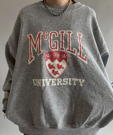 【USED】 McGILL UNIVERSITY Sweatshirt / 250920-014