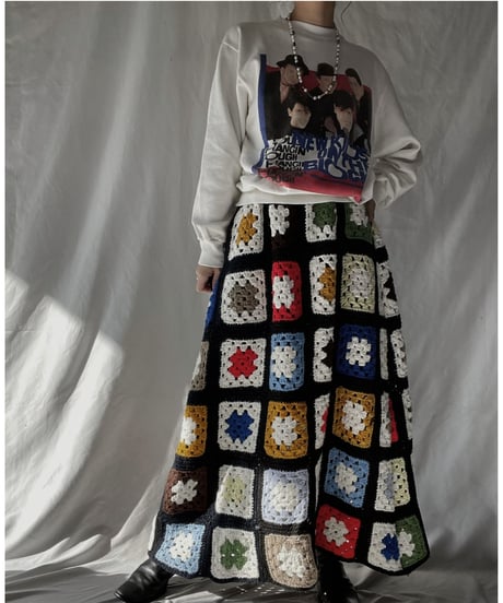 【RE;CIRCLE】 RE Granny Long Skirt⑩/211216-051