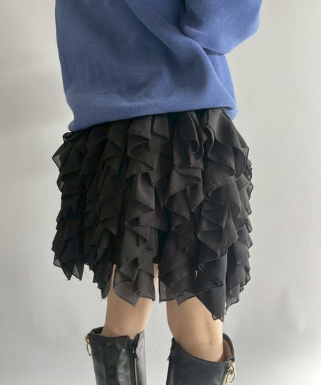 【USED】 DKNY JEANS Frill Skirt / 251108-010