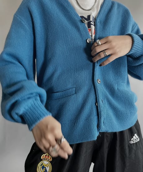 【USED】 Acrylic Knit Cardigan / 221203-013