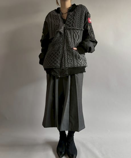 【RE;CIRCLE】 RE MA1 × Alan Knit Jacket / 251225-005