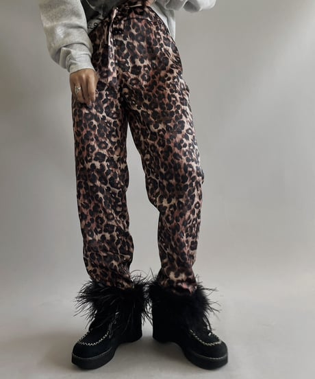 【USED】 Leopard Patterned Far Pants / 230923-005