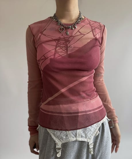 【USED】 Cop.Copine Sheer Top  / 250705-012