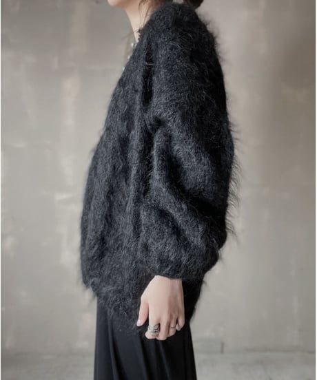 【USED】　Mohair Knit Cardigan/ 220220-024