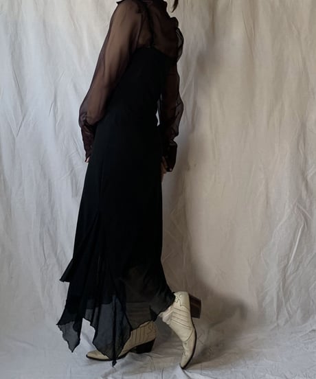 【USED】 Poly Camisole Dress ①  /210318-006