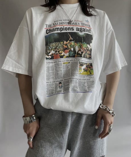 【USED】   News Paper T-Shirt / 230617-010
