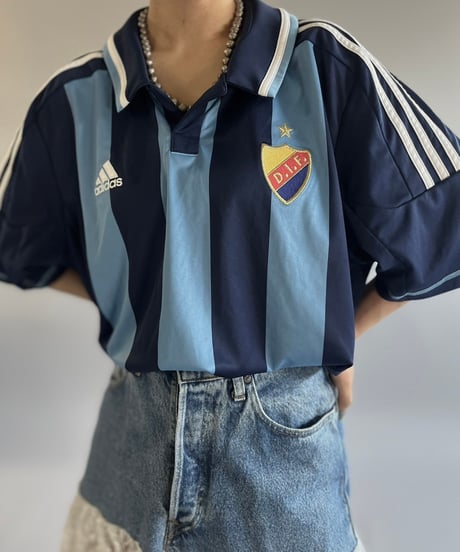 【USED】D.I.F. adidas Soccer Shirt /240801-001