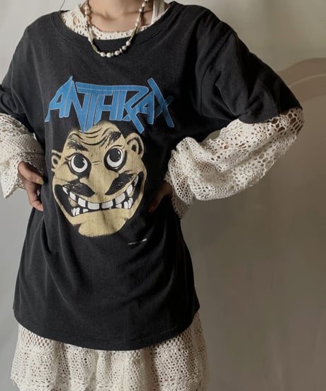 【USED】 S/S T-shirt ANTHRAX②/210801-049