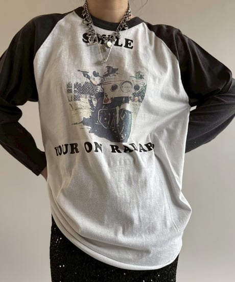 【USED】 Made in USA 80~90's Hanes Raglan T-Shirt/250510-085