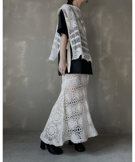 【RE;CIRCLE】 RE Crochet Vest③/20220317-018